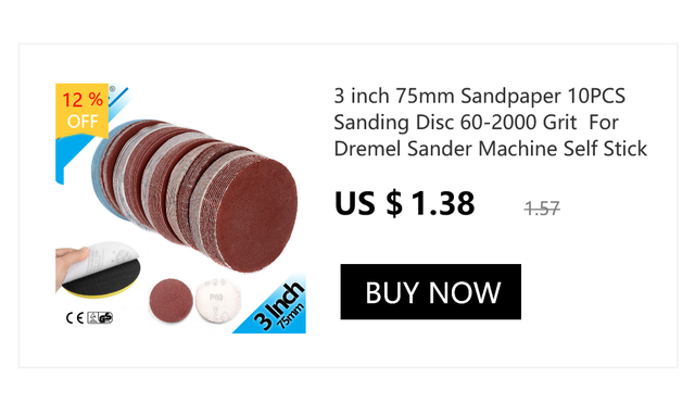 60 Dischi Abrasivi Da 75 Mm Per Levigatrice Orbitale - Carta Vetrata Con Grana Da 60 A 10000 - Foto 5