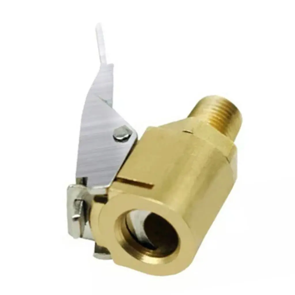 8mm Car Air Pump Tire Valve Connector Brass Lock-on Tire Inflator Air Chuck For 8V1 Thread Auto Truck ATV Quad Car Accessories