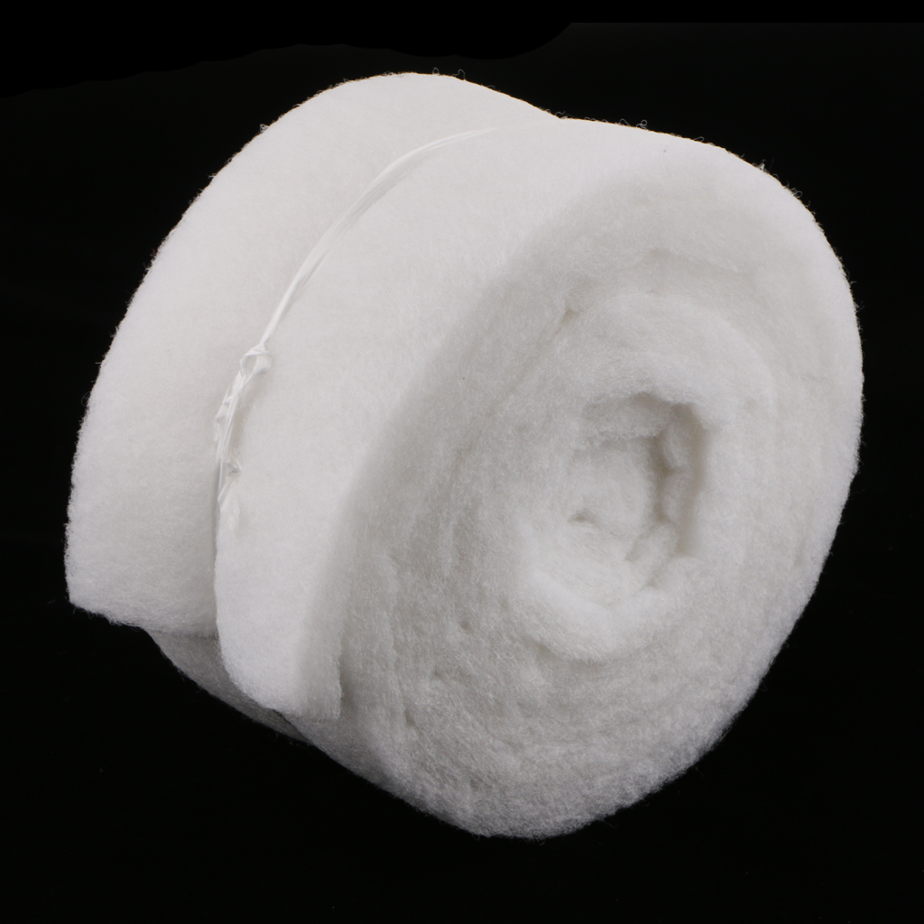 Aquarium Cotton Biochemical Filter Filtration Fish Tank Sponge Pad White, Suitable for Using in Freshwater And Marine Water