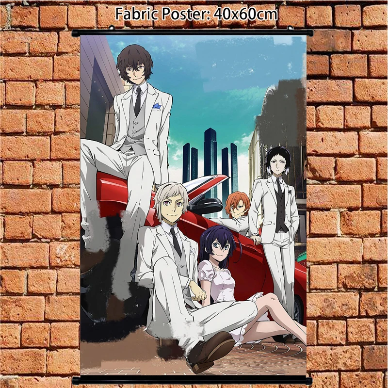 Anime Bungou Stray Dogs Osamu Dazai  Long Poster Wall Scroll Decoration 105x40cm 
