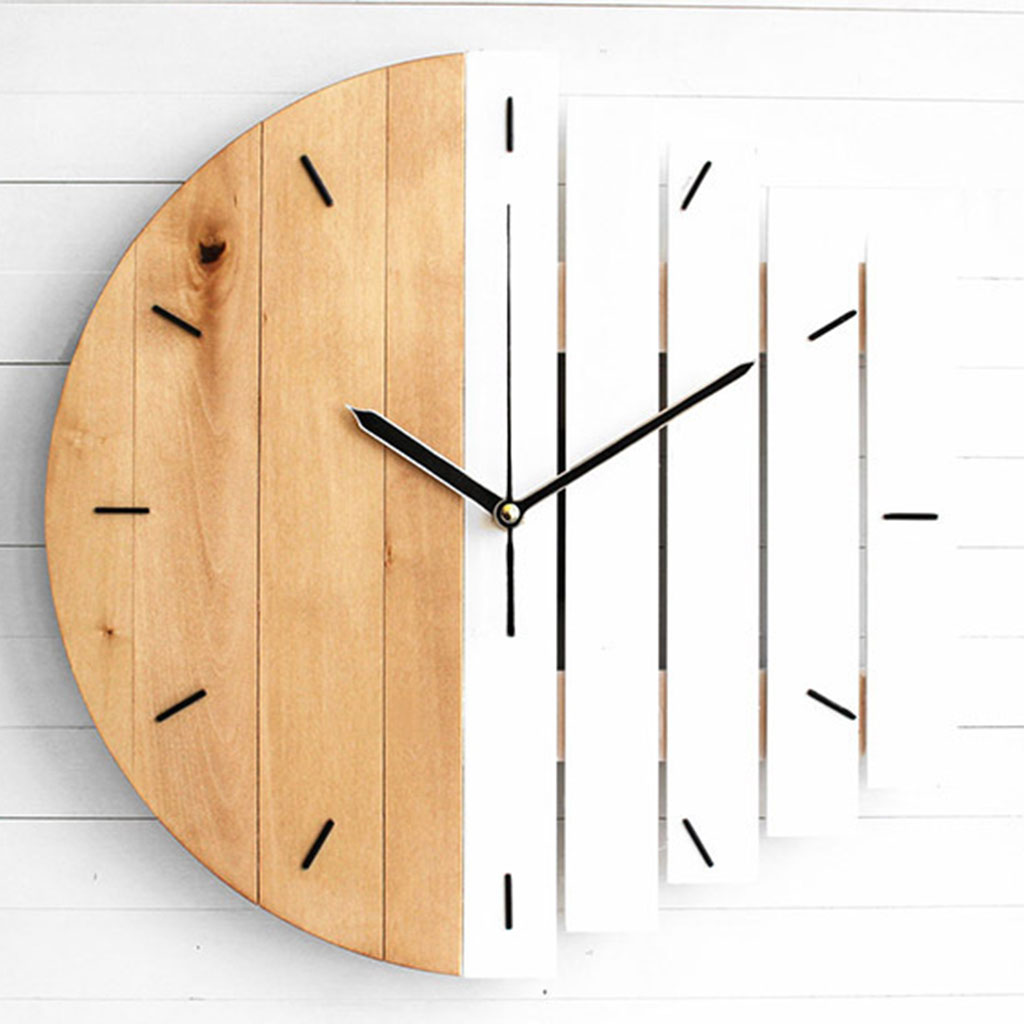 12-inch Modern Wall Clock Steampunk Futuristic Silent Bedroom Home Office Hotel Cafe Decoration