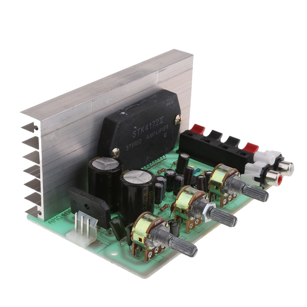 DX0408 Universal 2.0 Channel Digital Power Audio Stereo Amplifier Board DC 12V