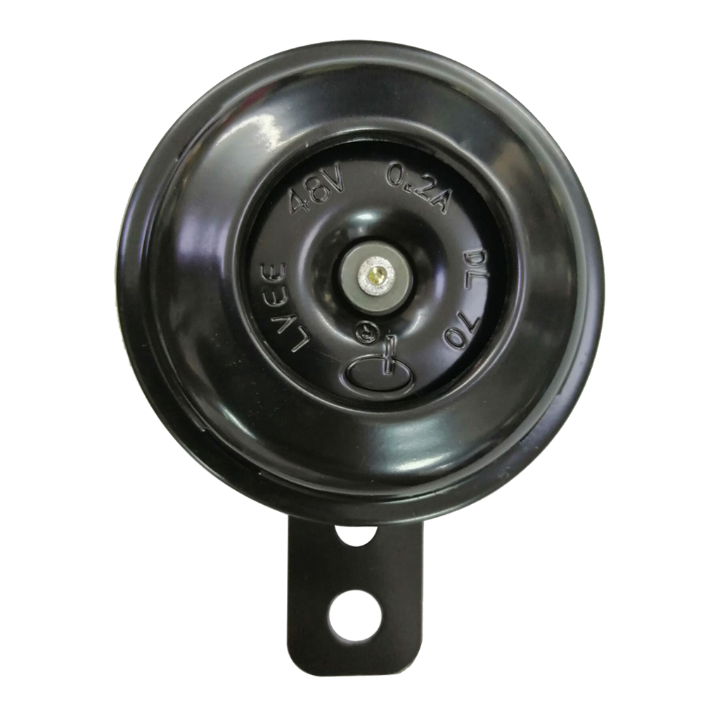 Loud Motorcycle Horn Scooter Bracket for Electric Bike Black 48V 0.2A