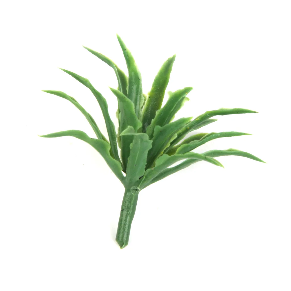 50pcs Green Scenery Landscape Model Sword Grass 1/60-1/75 Artificial Landscape Grass Fake Garden Grass Dollhouse Decoration