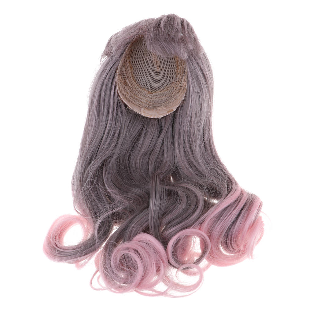 Doll Curls Wig with Bangs for 12inch Neo Blythe  Customized Accessory