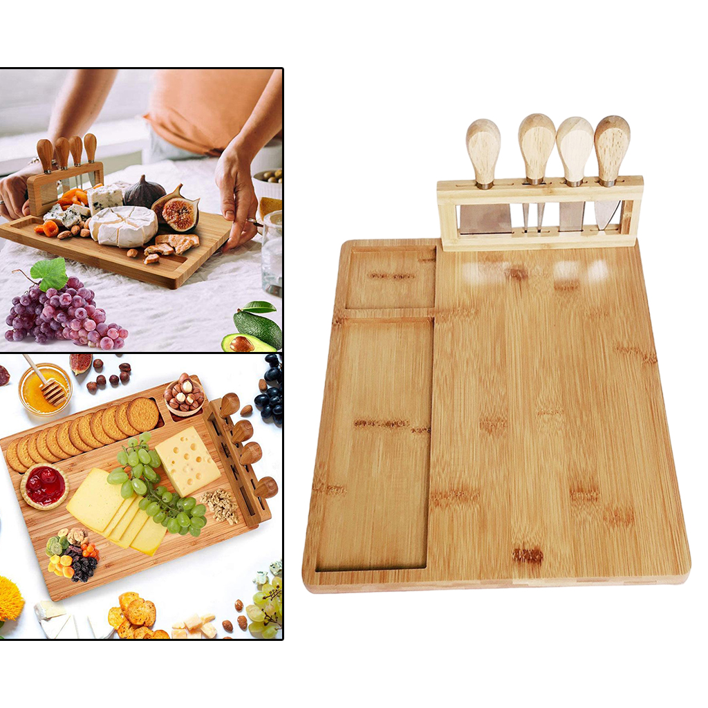 Party Bamboo Serving Paddle Board Chopping Household Serving Tray Cutting Board for Gourmets