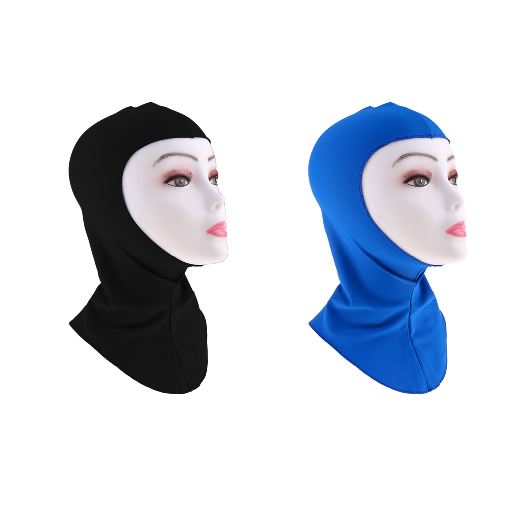 2Pcs  Hood Hat UV Sun Protection Full Face Mask for Underwater Scuba Diving Snorkeling Surfing Winter Swimming Spearfishing