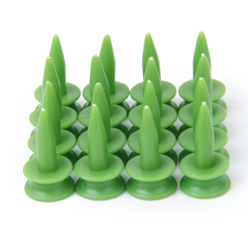 Title 6, 100pcs 23mm Professional Small Green Plastic Go...