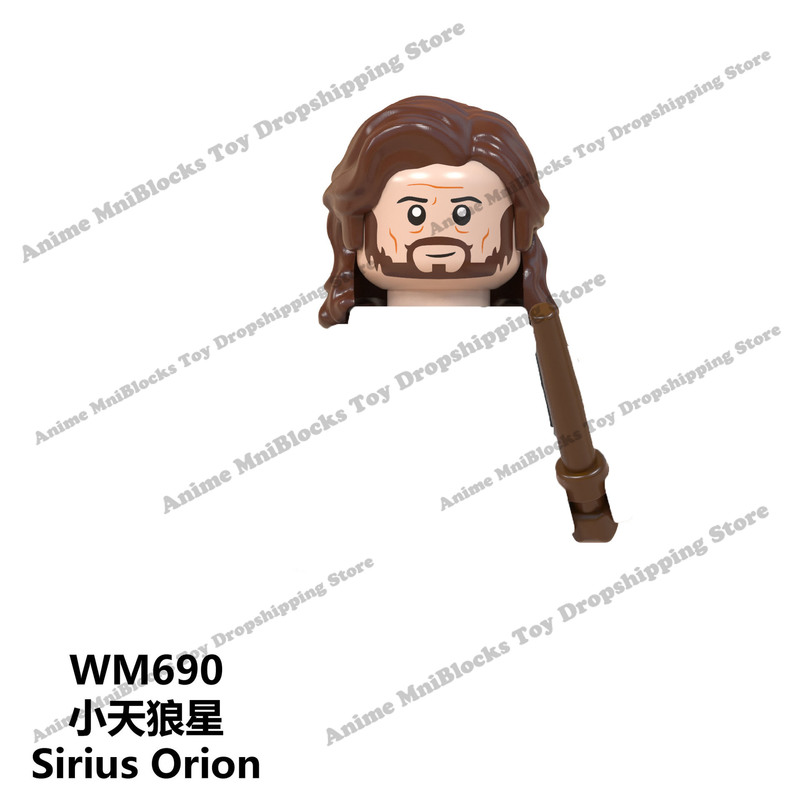 WM6040 WM6041 WM6059 Movies plastic Harried mini bricks action figure building blocks Assembly Toys for children birthday gifts