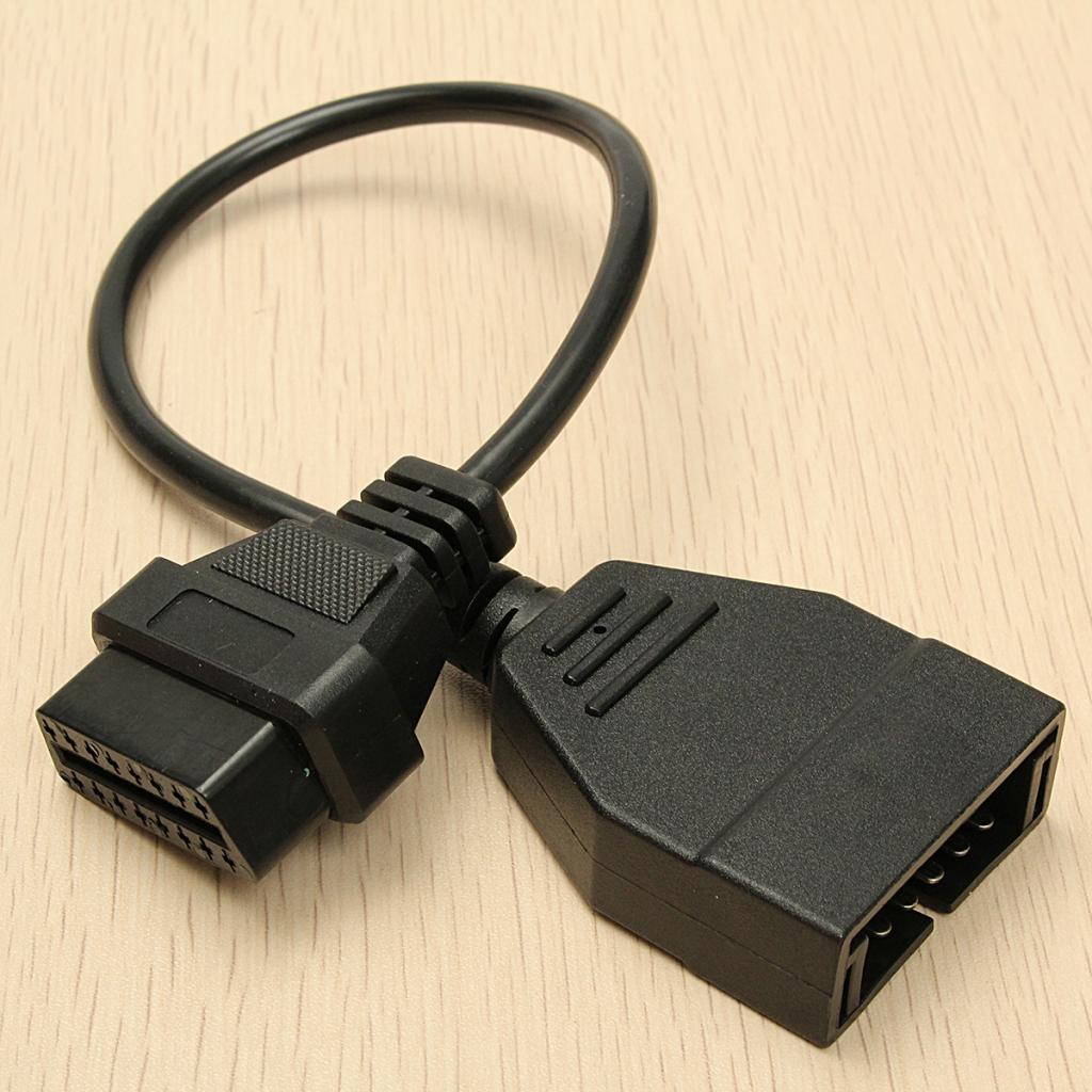 1x 12 Pins OBD1 Male to 16 Pin  Adapter for GM Car Diagnostic Scanner