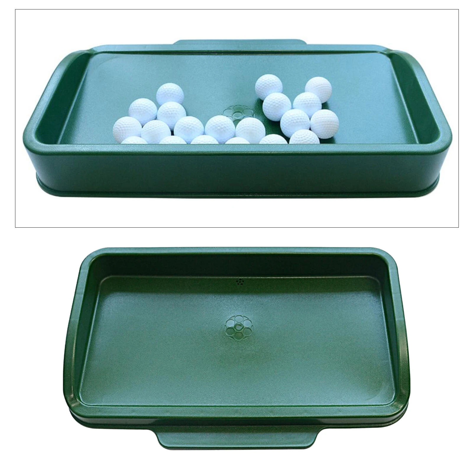 Large Golf Ball Tray Durable Silicon Driving Range Golf Tray Ball Baskets Box Golf Accessories Golf Ball Container Gifts for Men