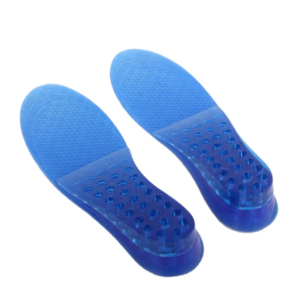 2-Layer 4CM Height Increase Cushion Shoe Insert Insoles Pad Adjustable Heel Lift