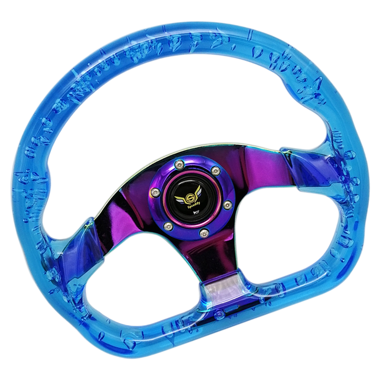 D Shaped 13 inch Auto Acrylic Steering Wheel Drifting Steering Wheel Parts D Shaped 13 inch Auto Acrylic Steering Wheel Drifting Steering Wheel Parts