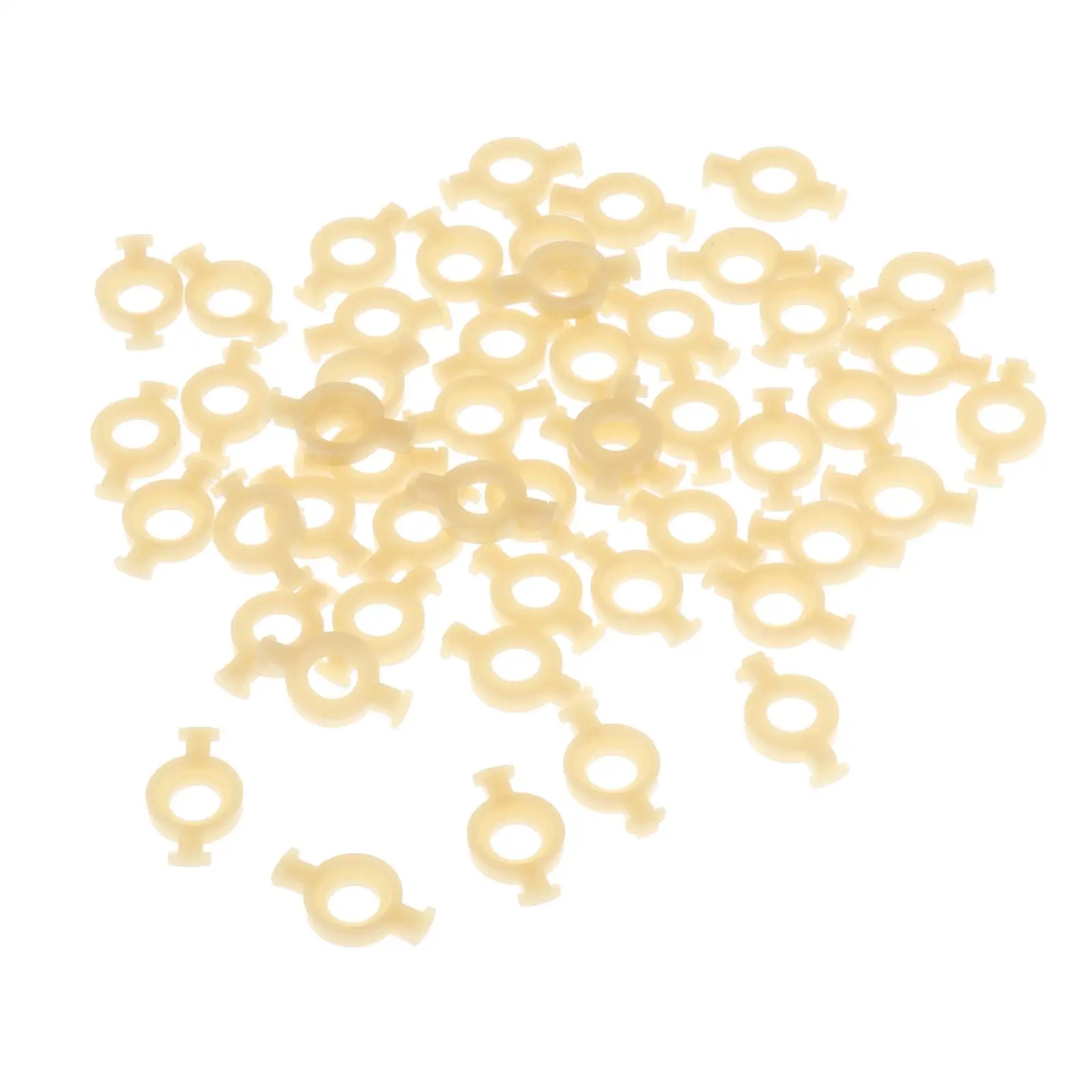 50x Plastic Trumpet Valve Guides Holder Clip Repairing Replacement Parts