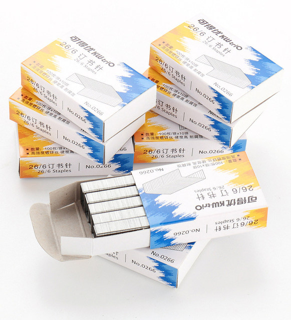 Agrafeuse Métal Résistante - Capacité 50 Feuilles - Avec 1000 Agrafes Et Dégraveur - Pour Bureau, école, Maison