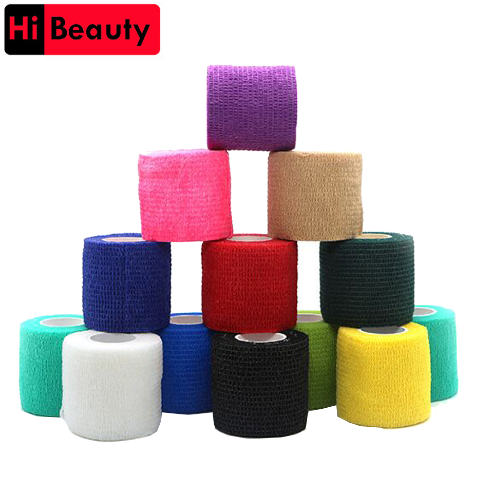 Best of 1pc Disposable Self-adhesive Flex Elastic Bandage Tape For Tattoo Handle Grip Tube Wrap Elbow Stick Medical Accessories 5*450cm Reviews & Tips