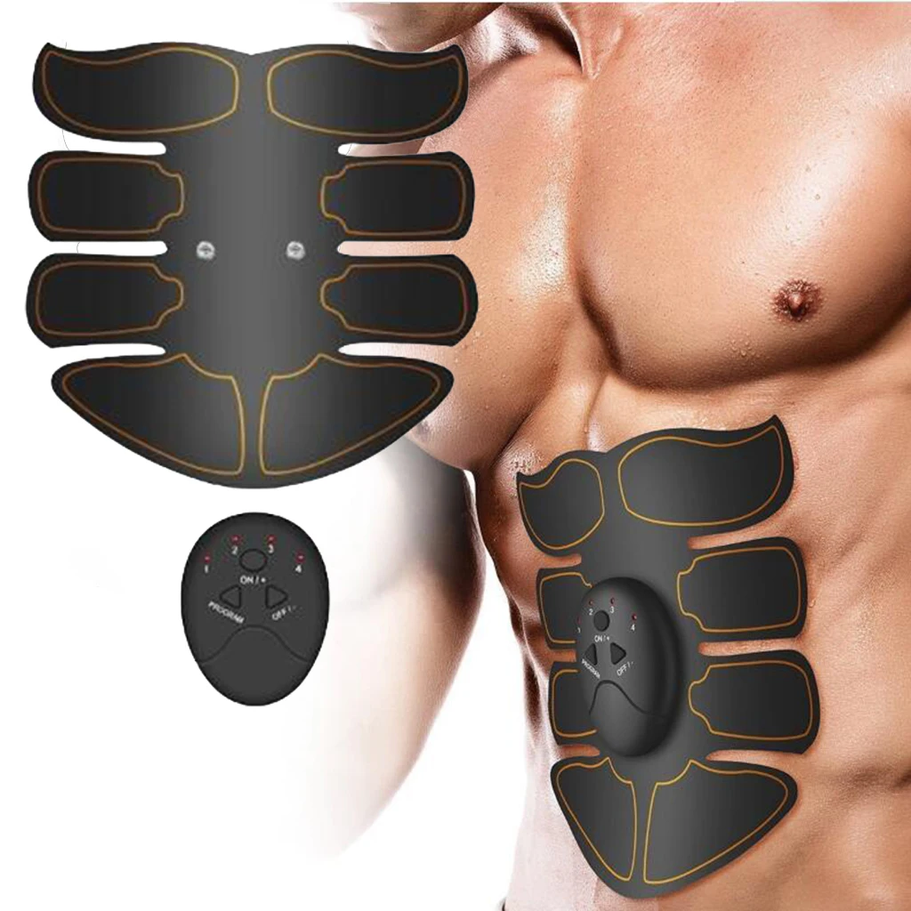 3Set Abs Stimulator Abdominal Trainer Waist Male Women's Ab Hip Sticker