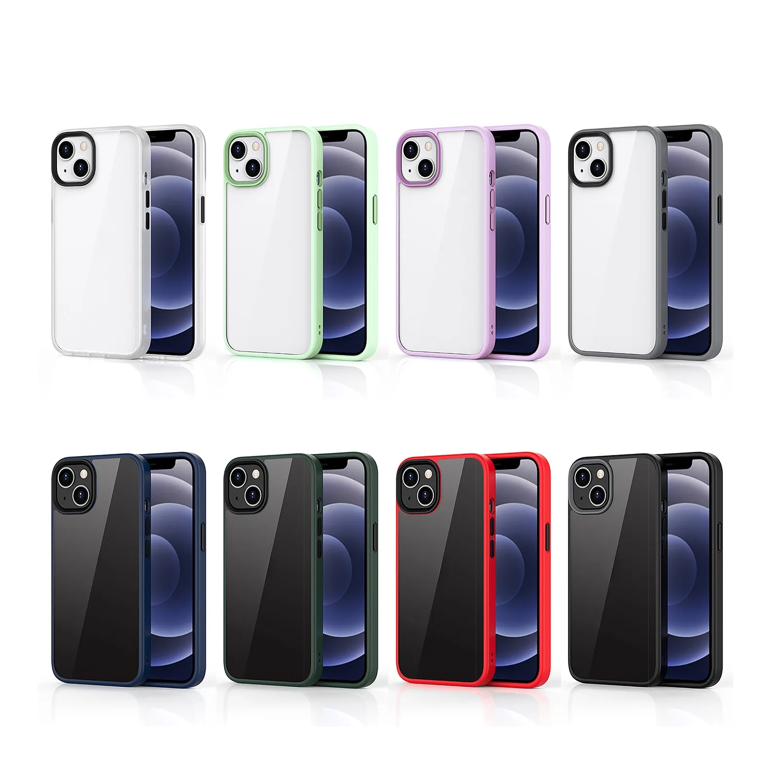 Transparent Soft TPU Phone Case For iPhone 13 13 Mini 13 Pro 13 ProMax Back Cover Case For iPhone 13 13 Mini 13 Pro 13 ProMax