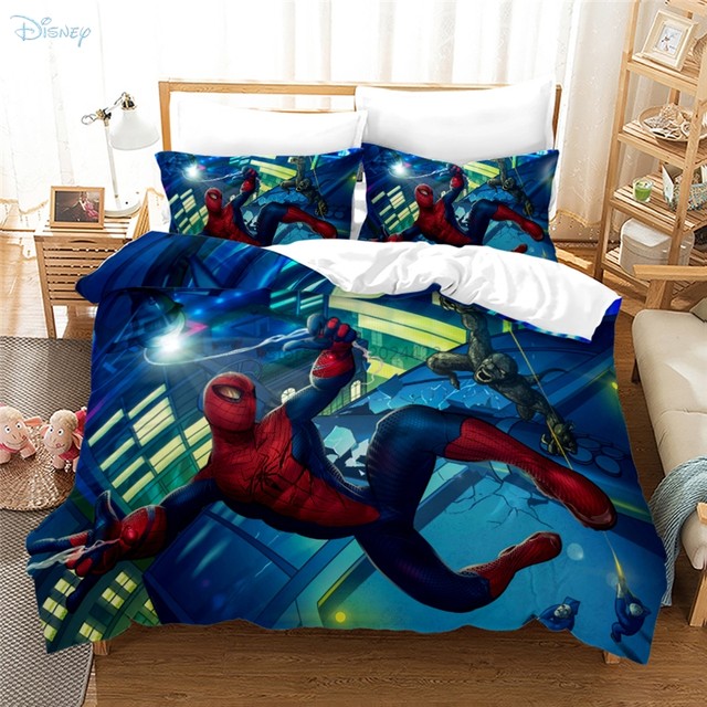 Motosserra homem cama anime dos desenhos animados twin conjunto de cama  duplo 3 peça capa edredão duplo rei capa têxtil casa - AliExpress