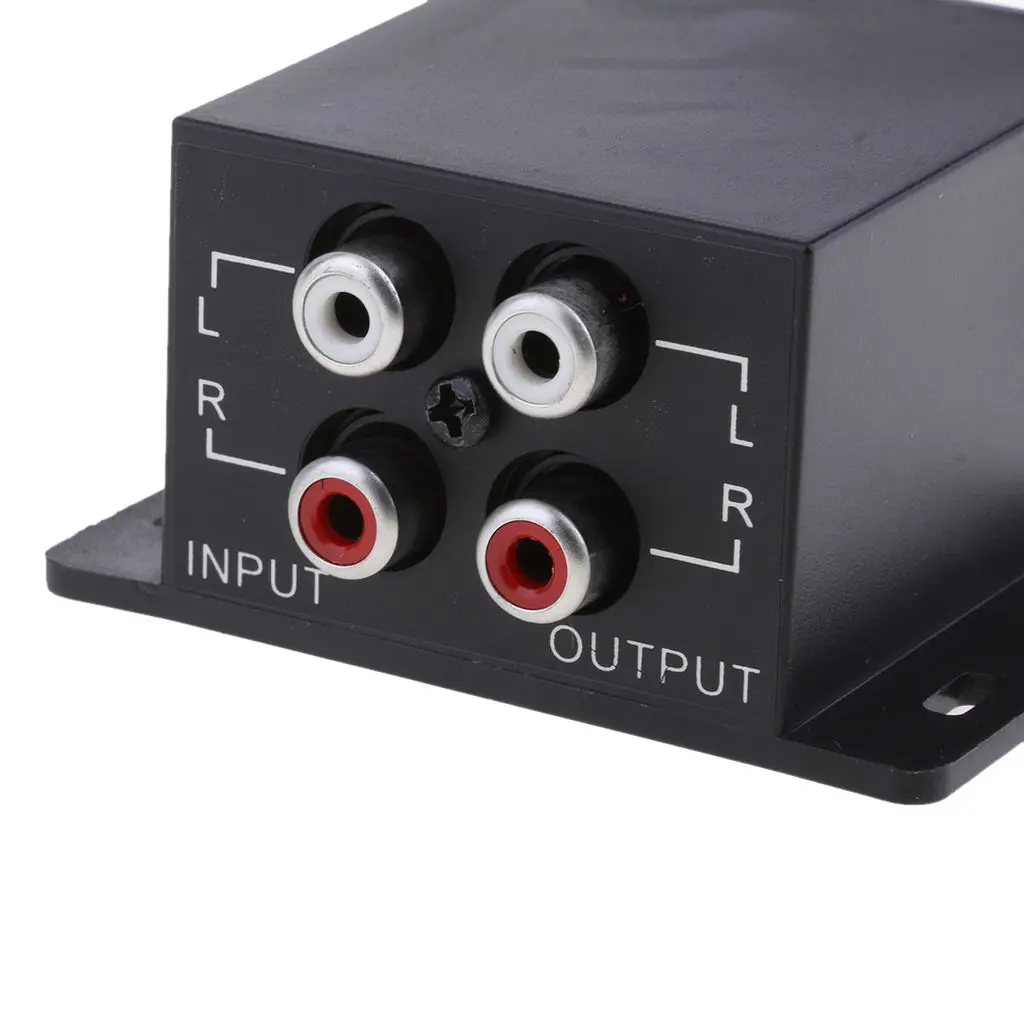 Car Home Amplifier Subwoofer Equalizer Crossover RCA Adjust Line Level Volume
