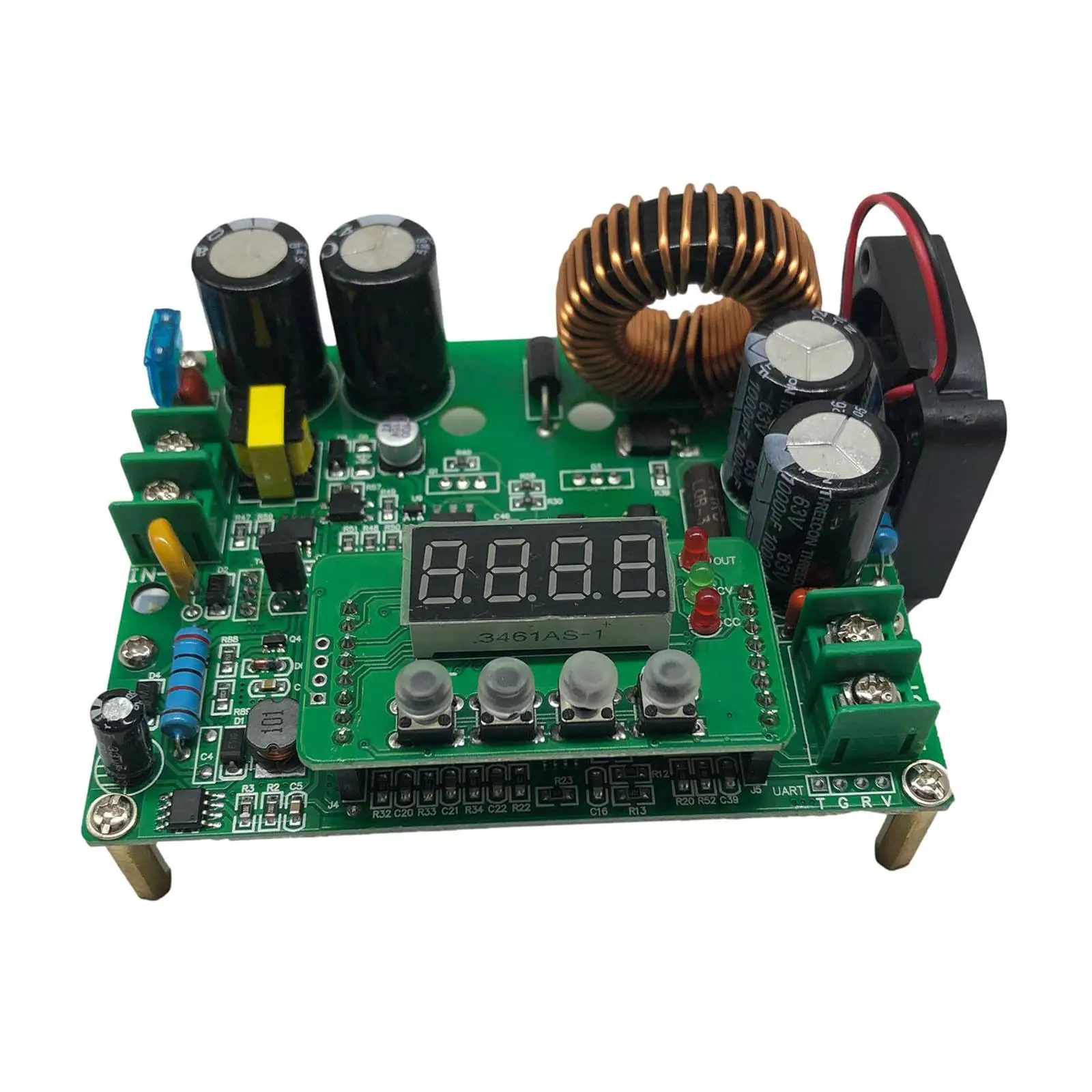 DC to DC Adjustable 12A LCD Voltage Regulator Power Supply Module 10V-75V to 0-60V 720W Numerical Control Volt Reducer Board
