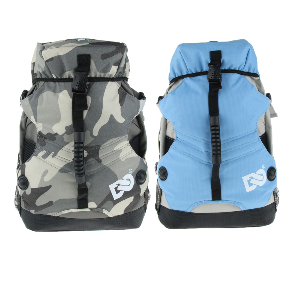 Adjustable Padded Shoulder Strap Quad Skate and Inline Skate Sport Backpack
