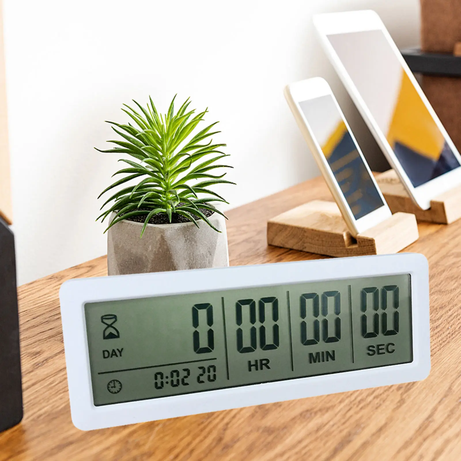 Digital 999 Days  Timer Timer Clock LCD Large Screen Count Down Days Timer for Examination Project Deadline Kitchen