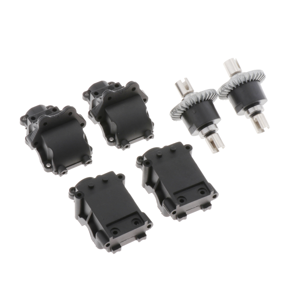 14th 2Pcs Differential Gears + 2Pcs Box Cover Replacement Set for 144001