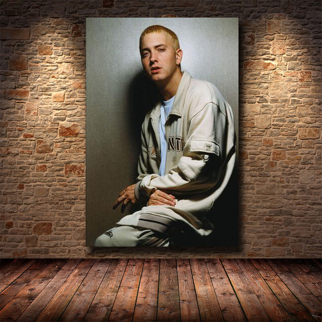 計7枚 Eminem 防水加工キャンバスポスターセット6＋おまけ1枚