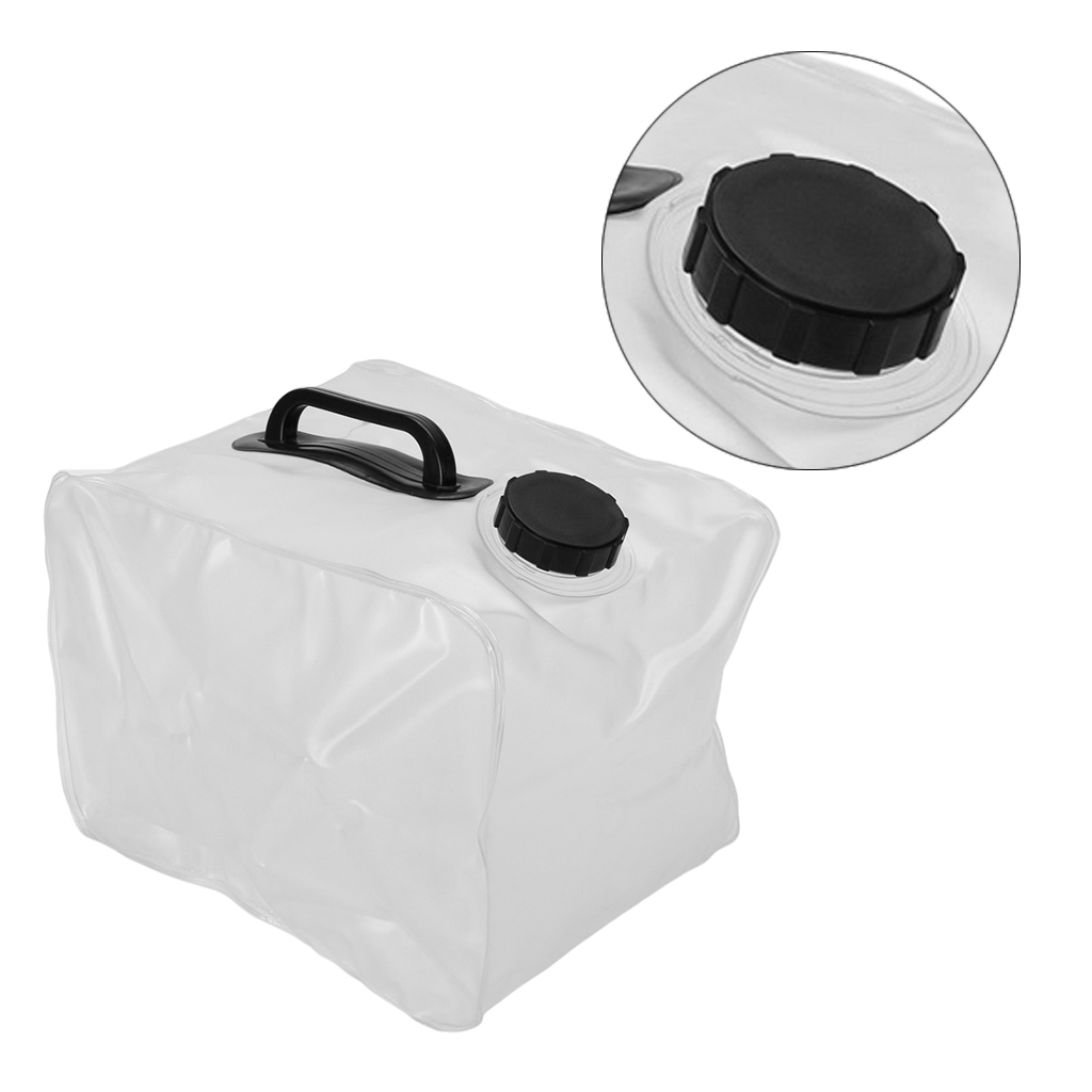 Collapsible Water Container Food Grade Water Storage Carrier Jug Outdoor Emergency Camping Hiking Water Container
