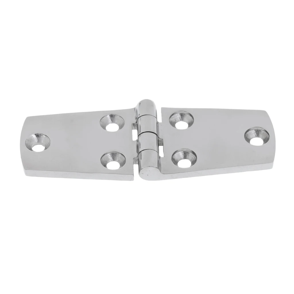 2Pcs Durable 316 Stainless Steel Casting Strap/Door Hinge for Boat Yacht RVs