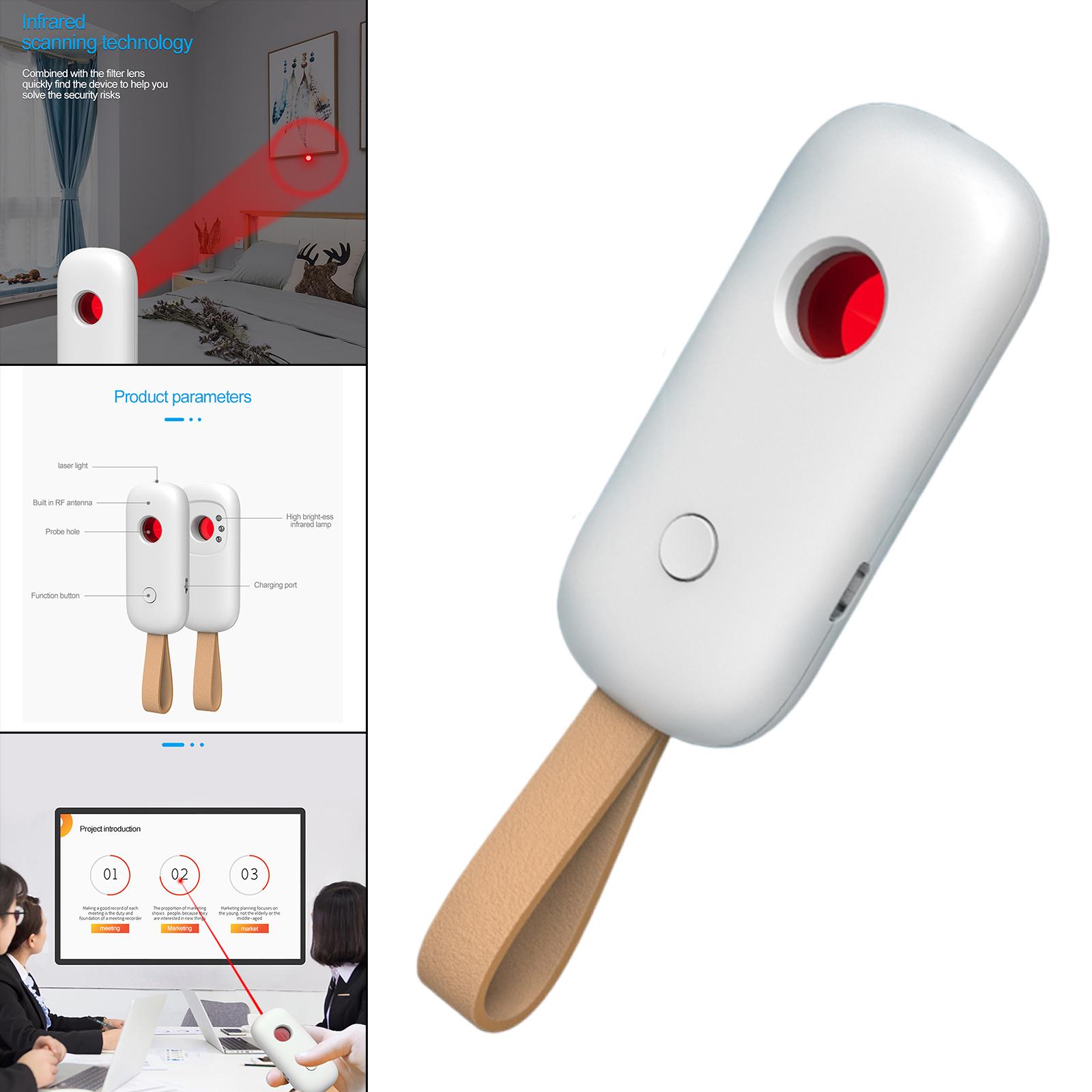 Bug Detectors Full-Range Portable Wireless RF Signal Scanner Eavedropping Device Finder for RF Signal GSM GPS Tracker