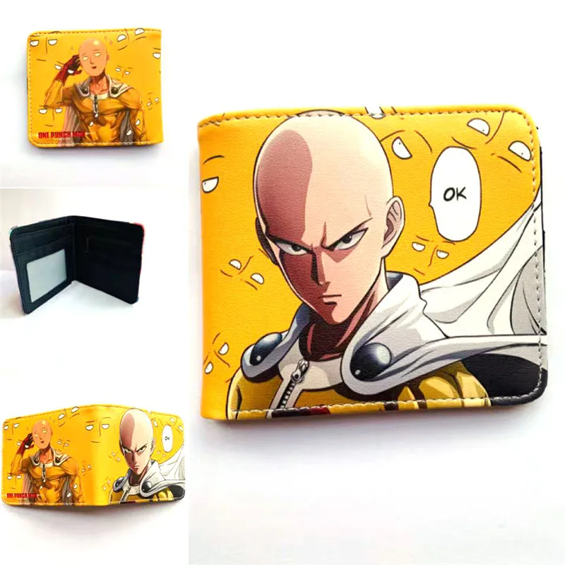 Anime ONE PUNCH MAN Saitama Wallet Young Men and Women Short Wallets