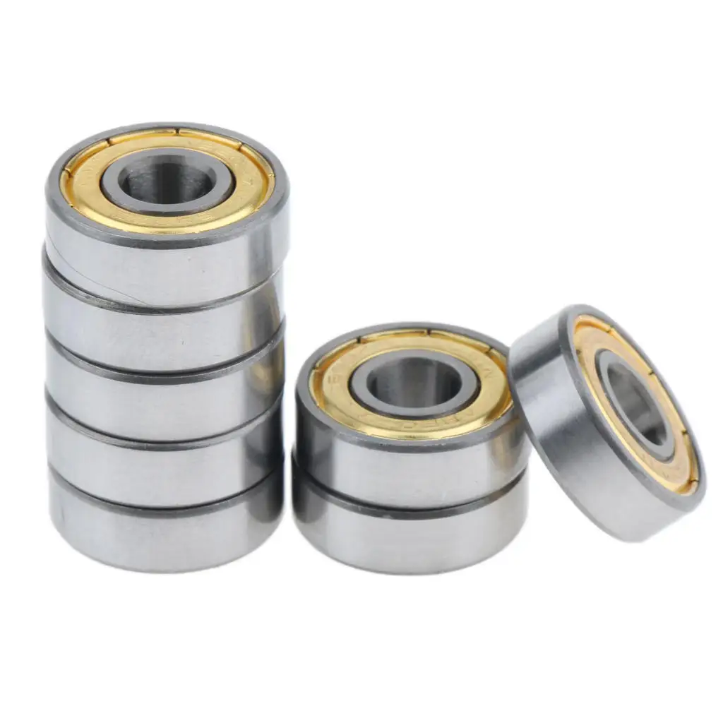 8pcs Chrome Steel Skateboard Bearings Replacement for Longboard Roller Inline Skate Scooter Cruiser