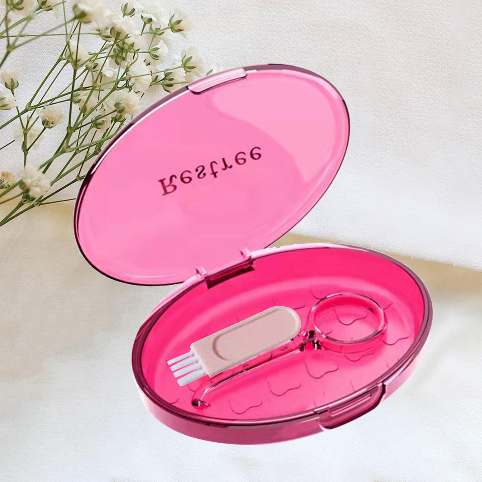  Box Vent Holes Easy to Carry Durable Aligner Removal Retainer Case Holder for Dentures Invisalign Storage Men Adult