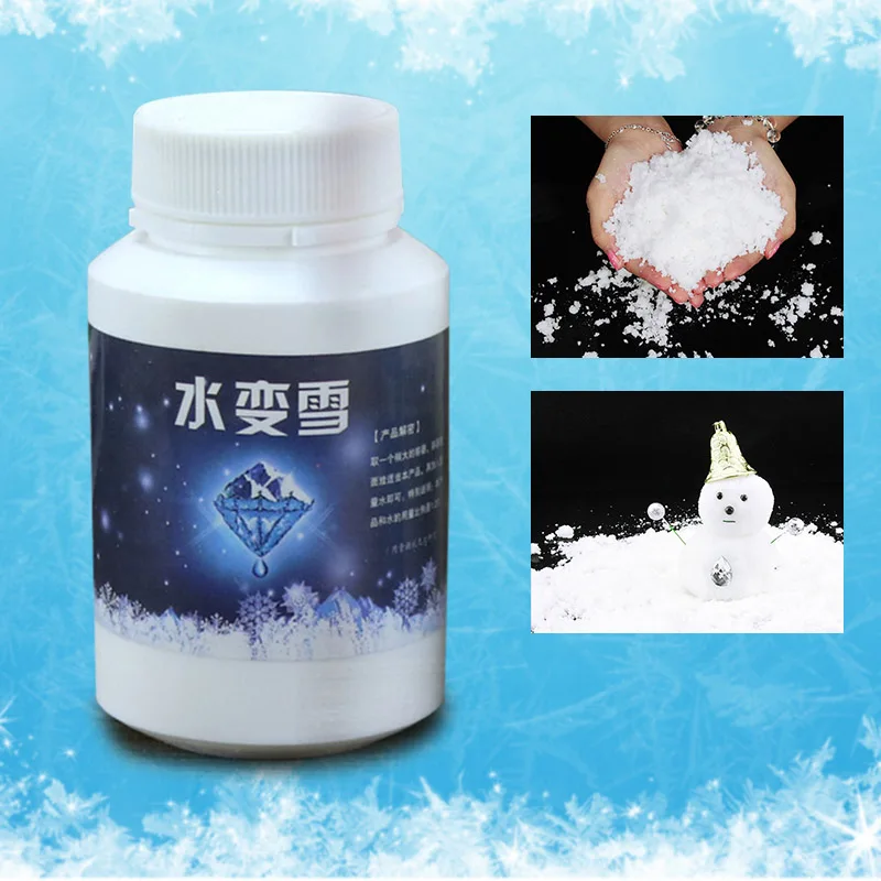 Instant Snow Man-Made Magic Artificial Snow Powder X-mas Snow Decoration  X 