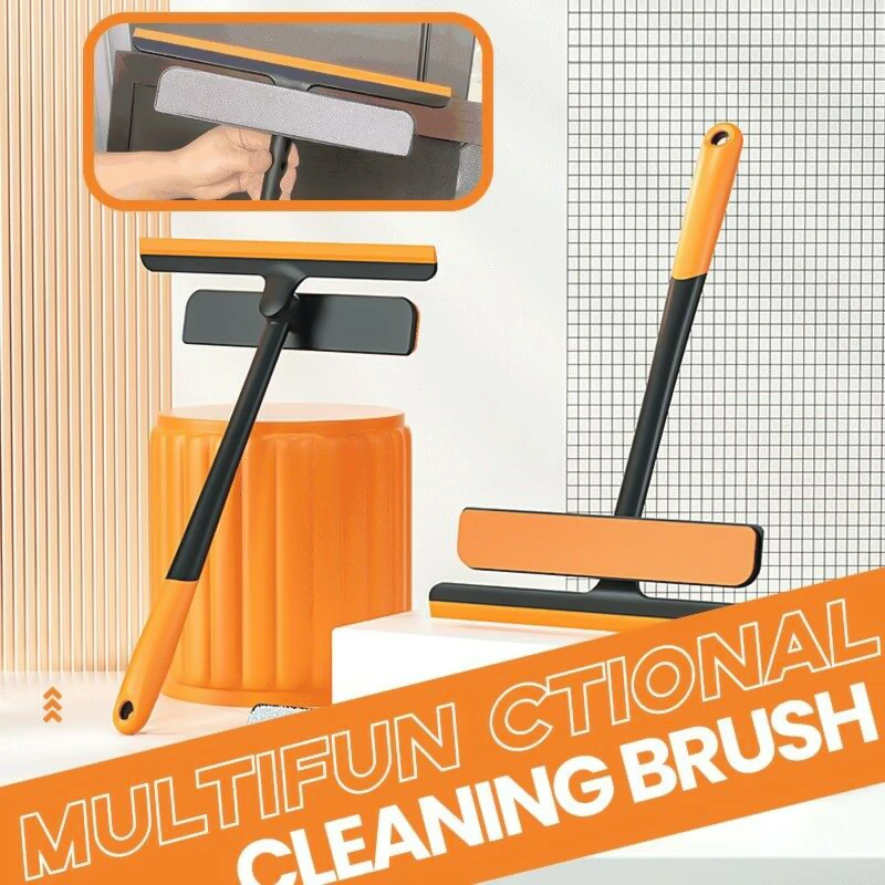 3 in 1 Multifunctional Glass Cleaning Brush Trackless Window Cleaner