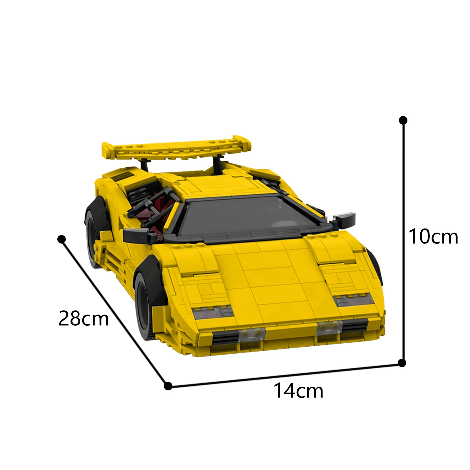 Bricks, Speed Cars Series, Countach LP5000 QV-Hypercar