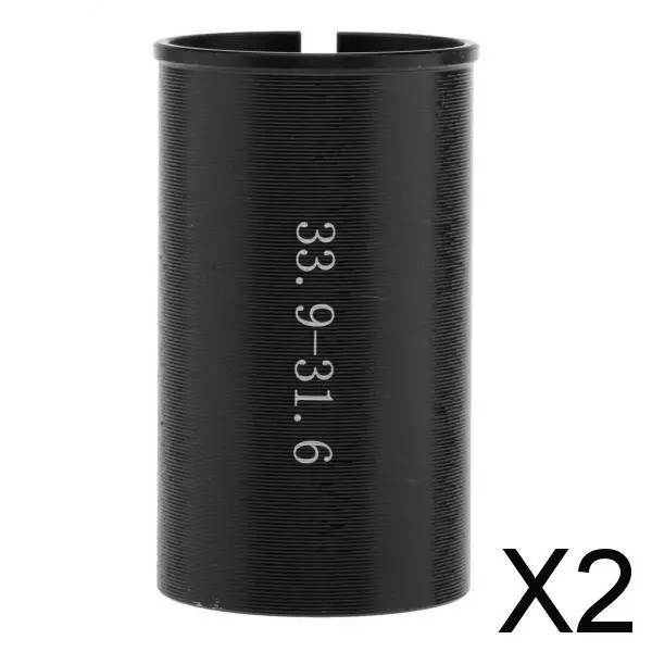 2xBicycle Seat Post Shim Tube Sleeve Adapter Size Reducer 15 Size 31.6 to 33.9