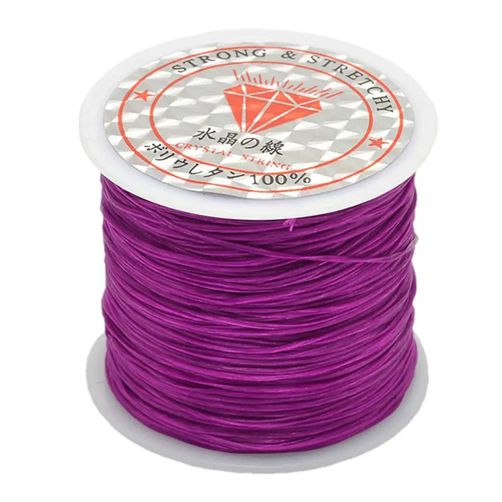 50m Elastic Stretchy Beading Thread Cord Bracelet String For Jewelry Making
