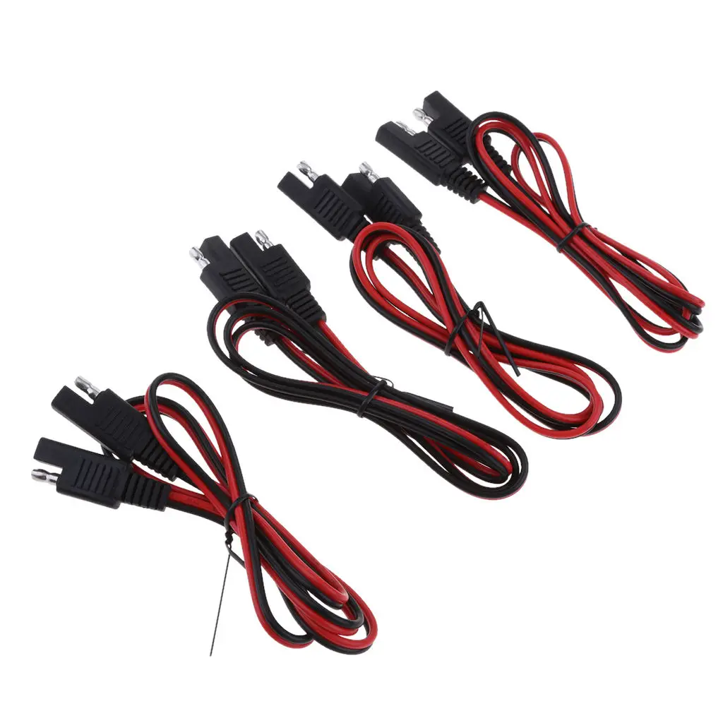 4x Auto Motorcycle Boat SAE To SAE Connector Quick Disconnect Wire Harness
