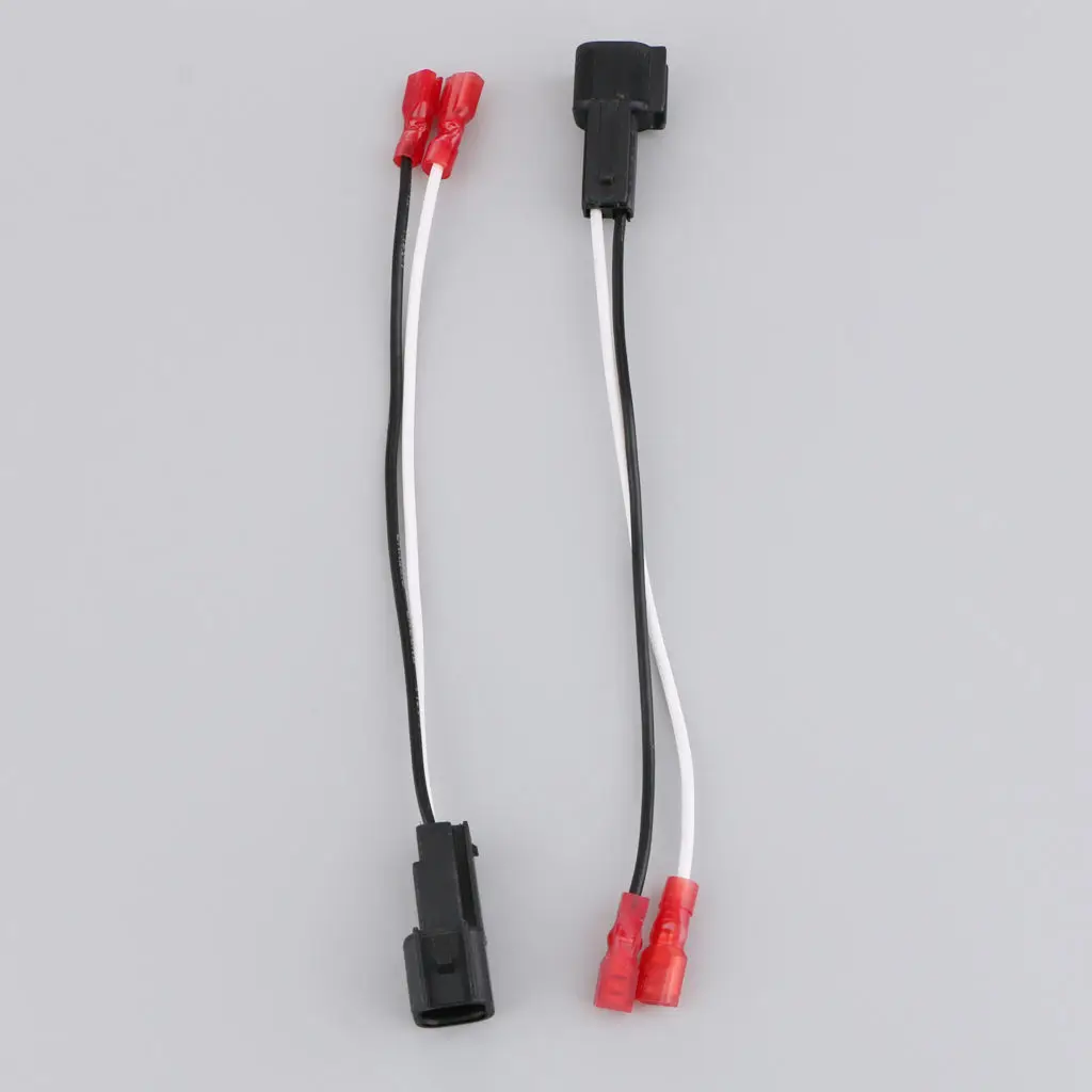 1 Pair Car Audio 2-Pin Plug Speaker Replacement Wiring Harness For Chevy Ford Focus Mazda Car Accessories