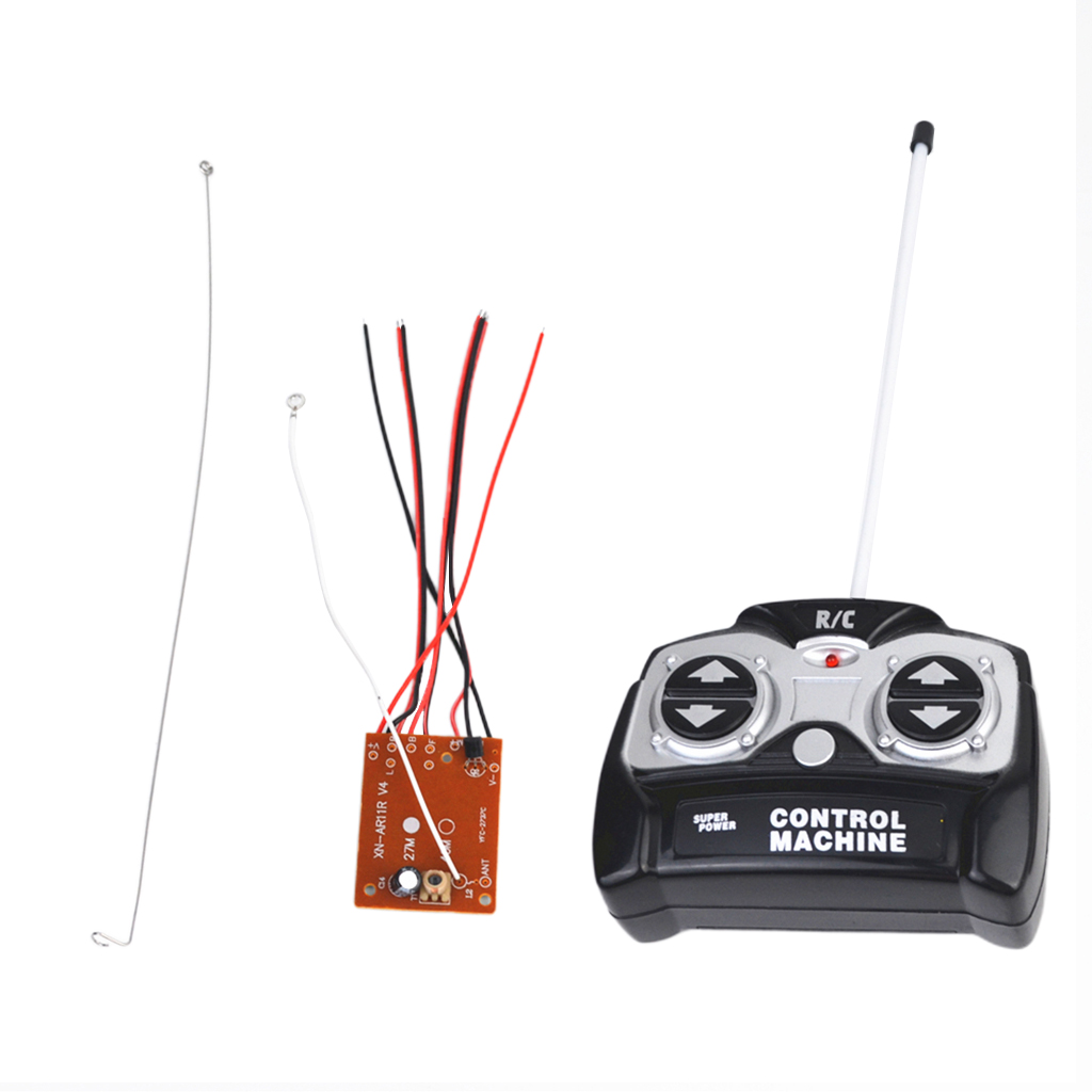 27MHZ Remote Control Circuit Board and Transmitter Accessories DIY Car Vehicle