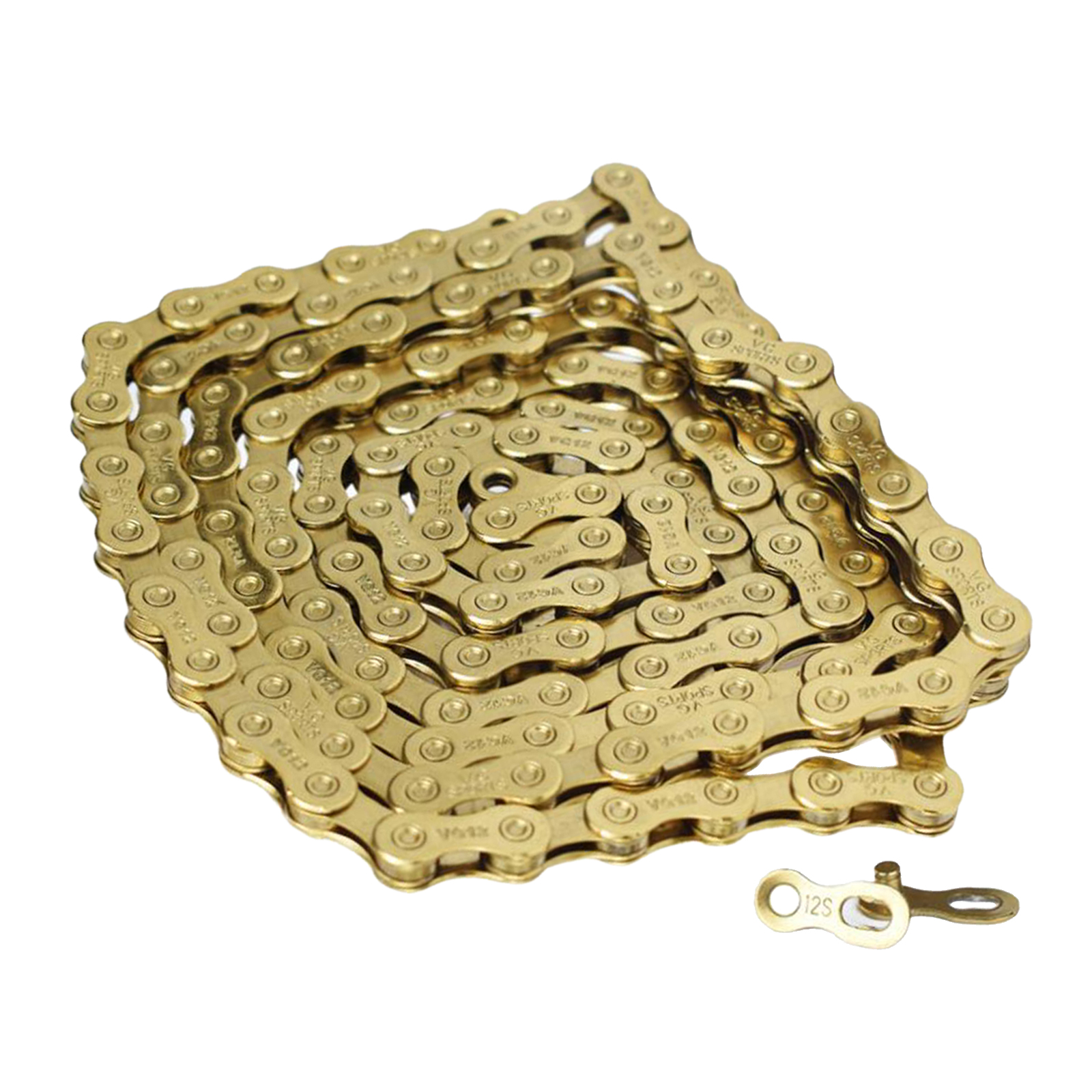 Steel Bike Chain Durable 12 Speed Bicycle Hollow Chain 126 Link Connector High Strength Chains for MTB Road Bike