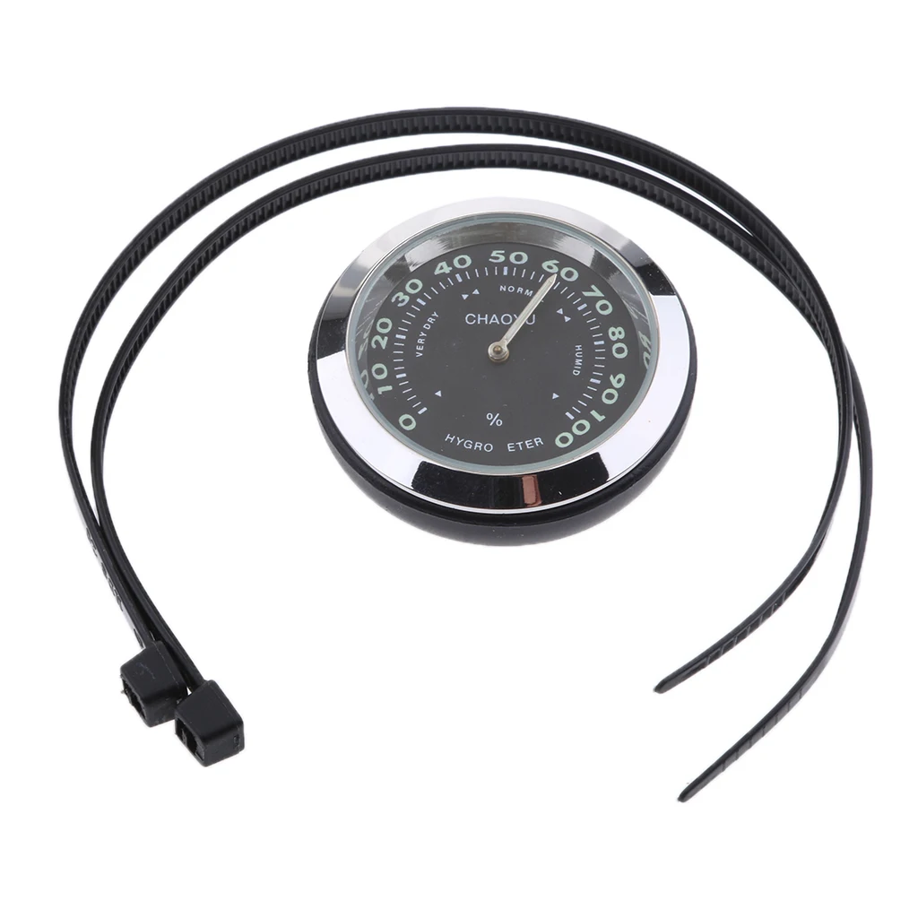 Universal Motorcycle Bike Dial Handlebar Clock/Thermometer/Hygrometer