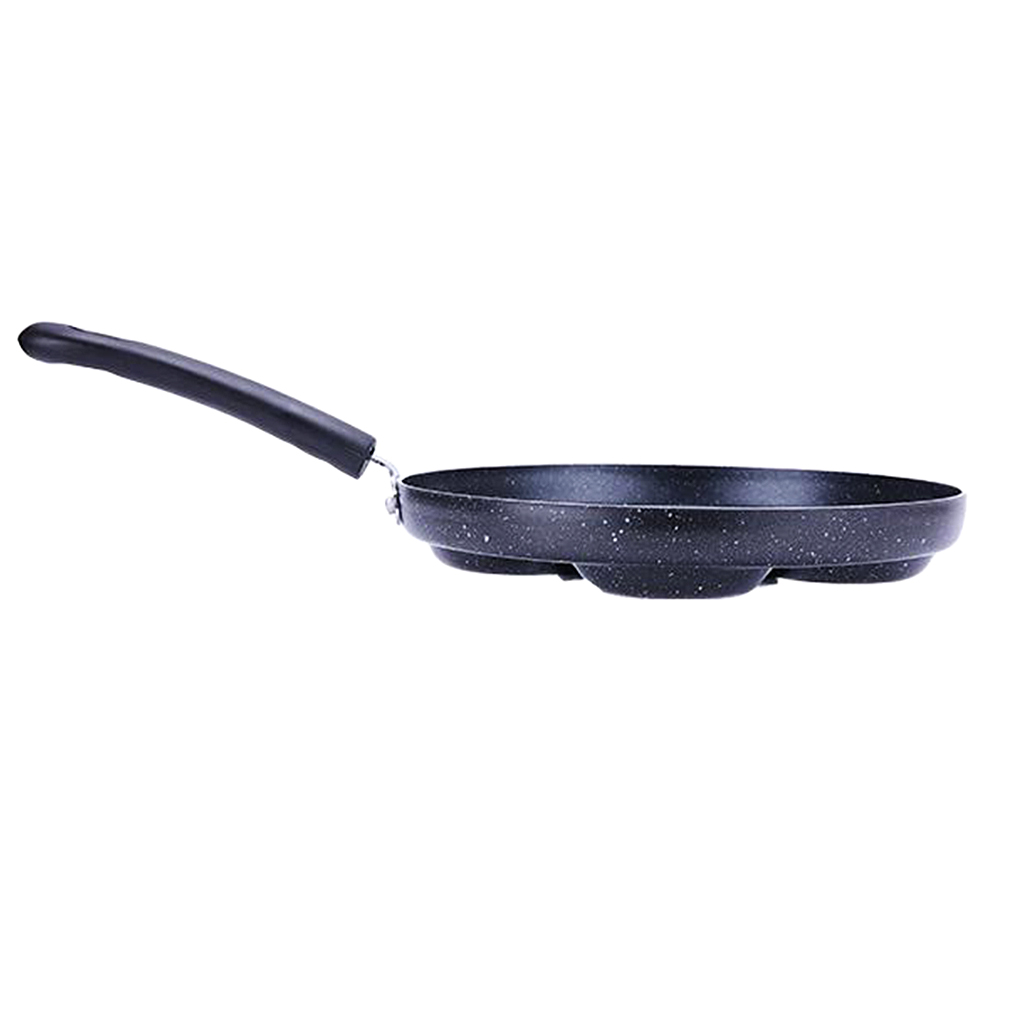 4-in-1 Non-Stick Pancake Frypan Aluminium Alloy Breakfast Cookware 24cm