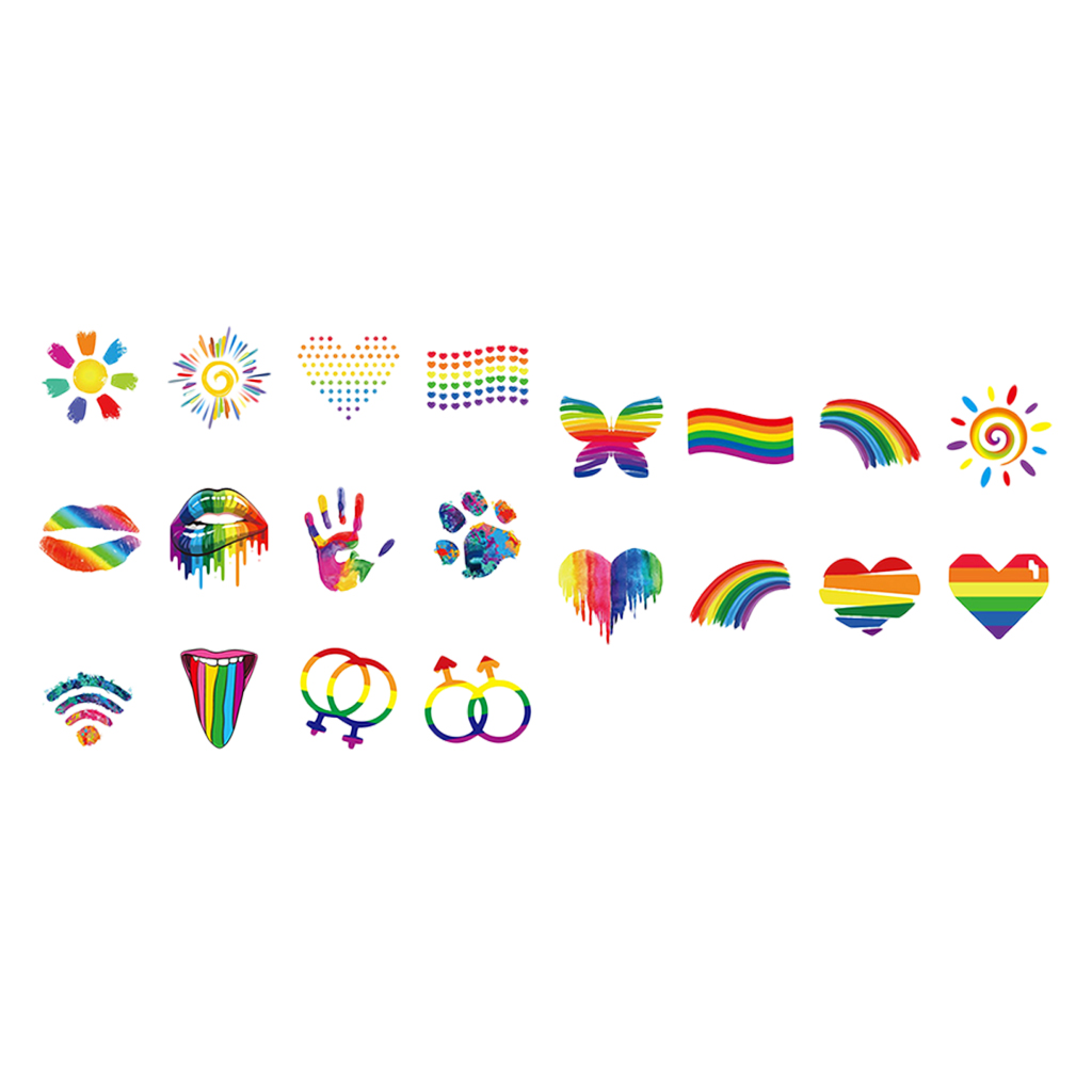 Lot Of 20 Butterfly Heart Temporary Tattoos Arm Hand Water Stickers