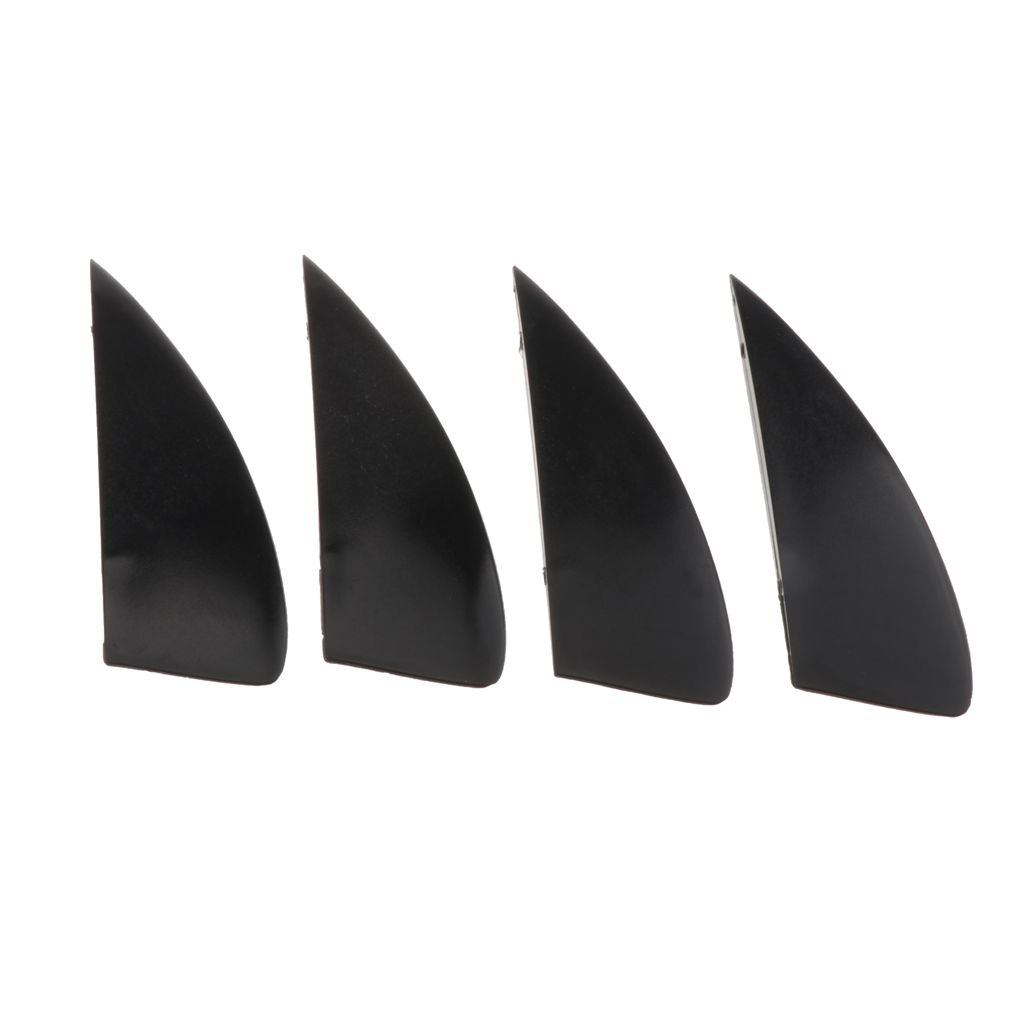 4 Pieces Fiberglass Reinforced Nylon Fin Set for Kiteboarding Kite Flyling Surfing Accessories - Durable & Solid
