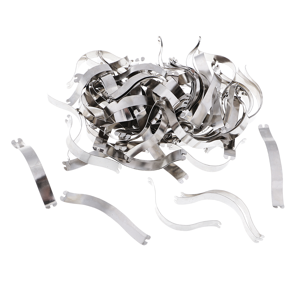100Pcs Wholesale Spring Clips Metal Aluminum Picture Frame Hardware for Frame Molding 85x9mm