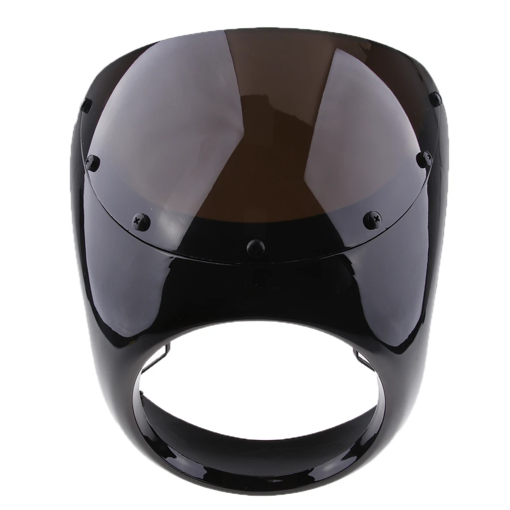Motorcycle 7 inch Headlight Fairing Cover Handlebar Screen Windshield & Retro